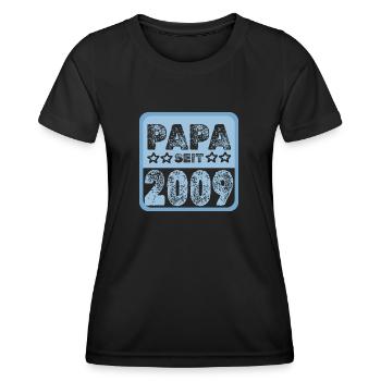 seit 2009 - Frauen Funktions-T-Shirt - Schwarz - Vorne - AI Model Female 172 light (172cm)
