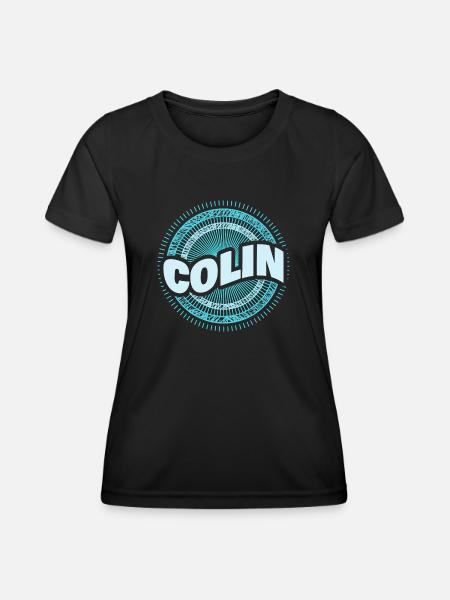 Colin als cadeau-idee - Functioneel T-shirt voor vrouwen - zwart