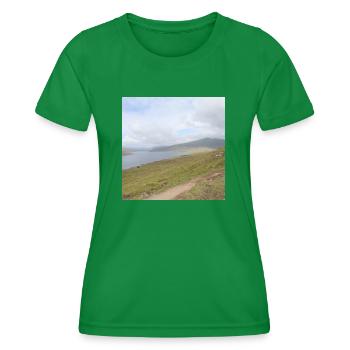 Islande - T-shirt sport Femme - vert - Devant - AI Model Female 172 dark (172cm)