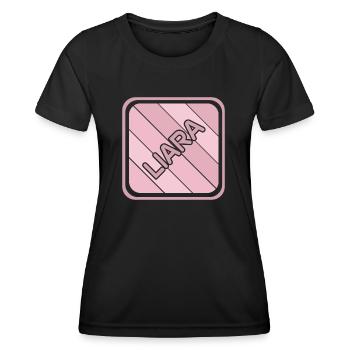 Cadeau pour Liara - T-shirt sport Femme - noir - Devant - AI Model Female 172 light (172cm)
