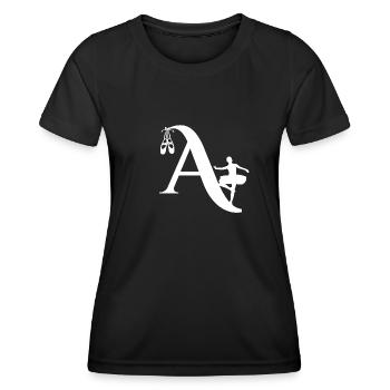 Brief an Ballerina - Frauen Funktions-T-Shirt - Schwarz - Vorne - AI Model Female 172 light (172cm)