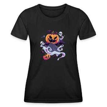 Halloween - Women's Functional T-Shirt - black - Front - AI Model Female 172 light (172cm)