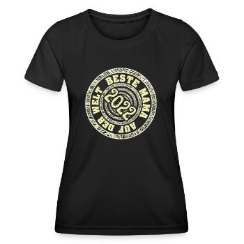 Baby 2022 - Frauen Funktions-T-Shirt - Schwarz - Vorne - AI Model Female 172 light (172cm)