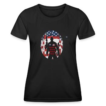 Veteranen, Veteranen, Waffenstillstand. - Frauen Funktions-T-Shirt - Schwarz - Vorne - AI Model Female 172 light (172cm)
