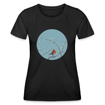 Winterbird - Women's Functional T-Shirt - black - Front - AI Model Female 172 light (172cm)
