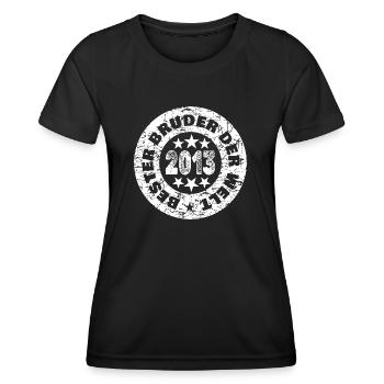 Geschwister 2013 - Frauen Funktions-T-Shirt - Schwarz - Vorne - AI Model Female 172 light (172cm)
