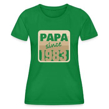 1983 - Women's Functional T-Shirt - kelly green - Front - AI Model Female 172 dark (172cm)