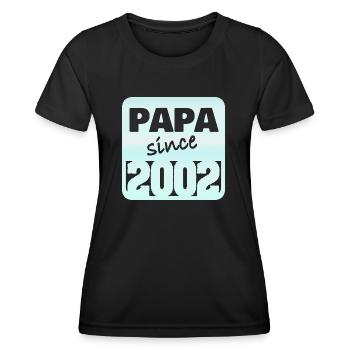 2002 - Frauen Funktions-T-Shirt - Schwarz - Vorne - AI Model Female 172 light (172cm)