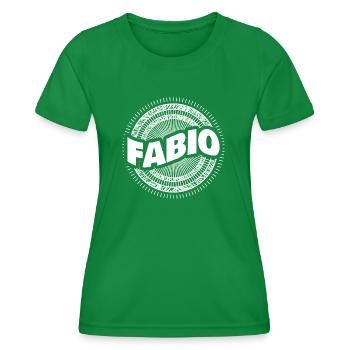 Fabio - T-shirt sport Femme - vert - Devant - AI Model Female 172 dark (172cm)