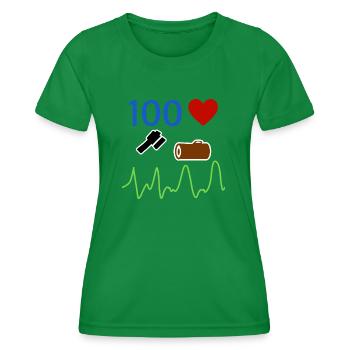 Holzfäller-Ranger - Frauen Funktions-T-Shirt - Kelly Green - Vorne - AI Model Female 172 dark (172cm)