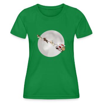 PinoRudi - Frauen Funktions-T-Shirt - Kelly Green - Vorne - AI Model Female 172 dark (172cm)