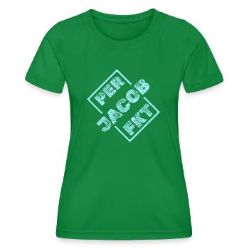 Jacob - T-shirt sport Femme - vert - Devant - AI Model Female 172 dark (172cm)
