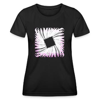Humor Play Video Games Video Game Dungeons Beer - Women's Functional T-Shirt - black - Front - AI Model Female 172 light (172cm)