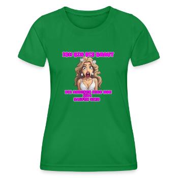 Braut Junggesellinnenabschied - Frauen Funktions-T-Shirt - Kelly Green - Vorne - AI Model Female 172 dark (172cm)