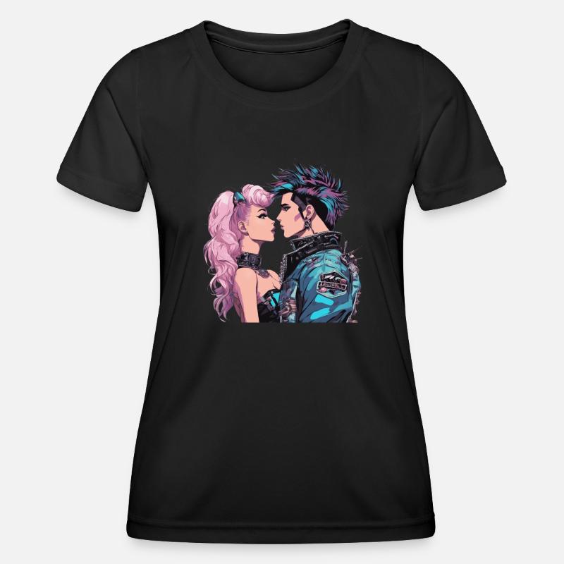 80s New Wave - Women's Functional T-Shirt - black