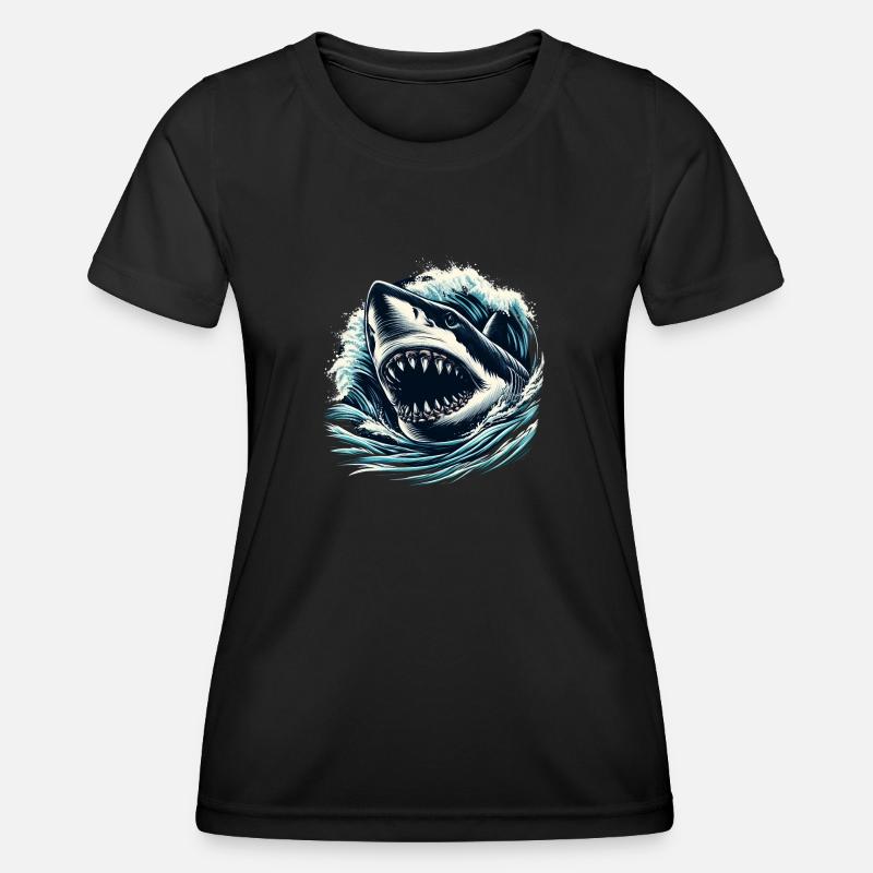 Maneater - Women's Functional T-Shirt - black