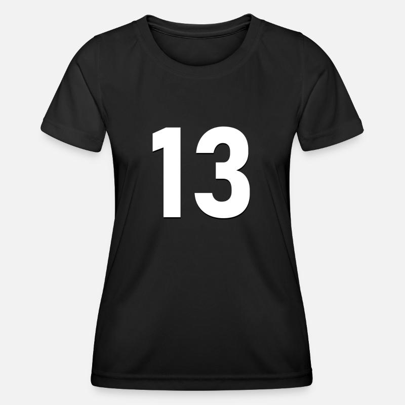 13 - Women's Functional T-Shirt - black