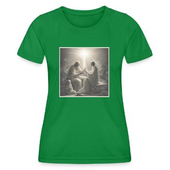 Spiritualité Espace Astrologie - T-shirt sport Femme - vert - Devant - AI Model Female 172 dark (172cm)