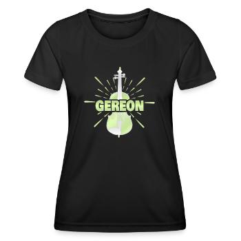 String instrument Gereon - Women's Functional T-Shirt - black - Front - AI Model Female 172 light (172cm)