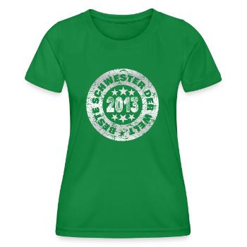 2013 - Frauen Funktions-T-Shirt - Kelly Green - Vorne - AI Model Female 172 dark (172cm)