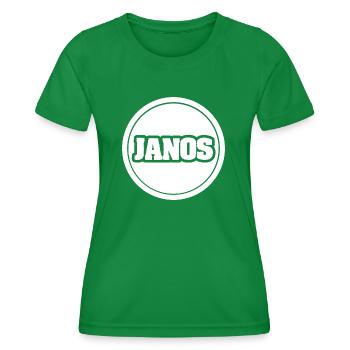 Cadeau pour Janos - T-shirt sport Femme - vert - Devant - AI Model Female 172 dark (172cm)