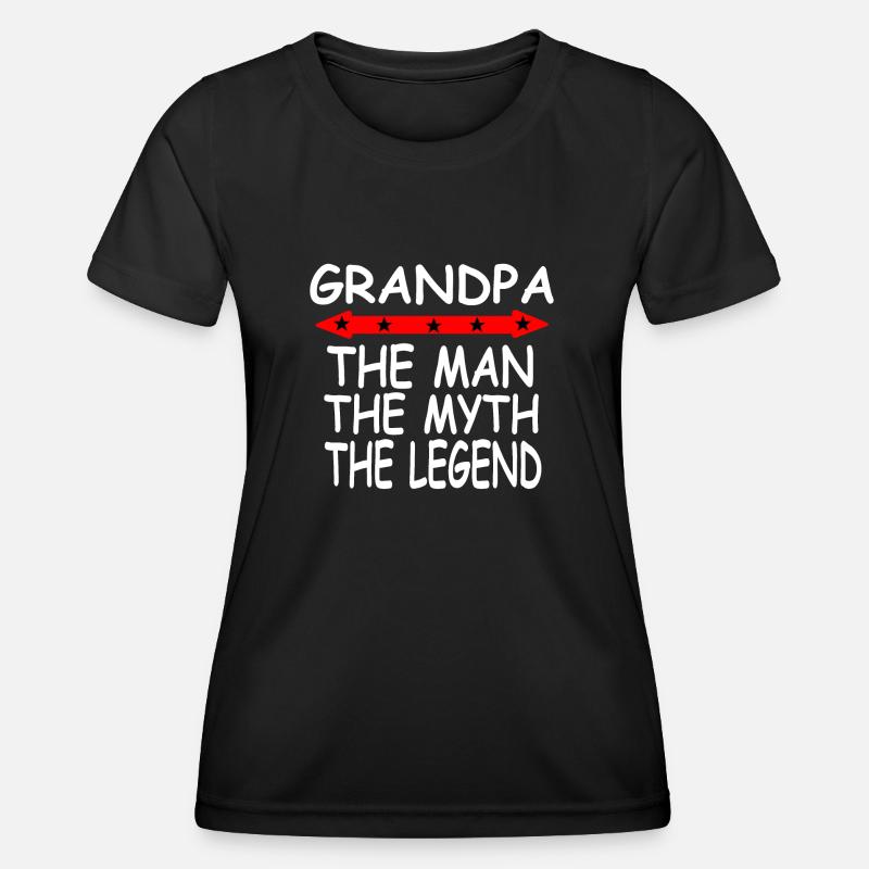 Grandfather - Women's Functional T-Shirt - black