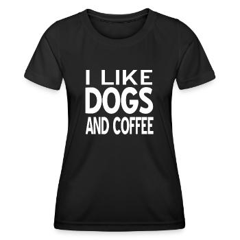 Canine - Women's Functional T-Shirt - black - Front - AI Model Female 172 light (172cm)