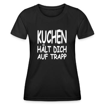 Cake - Women's Functional T-Shirt - black - Front - AI Model Female 172 light (172cm)
