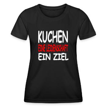 Cake - Women's Functional T-Shirt - black - Front - AI Model Female 172 light (172cm)