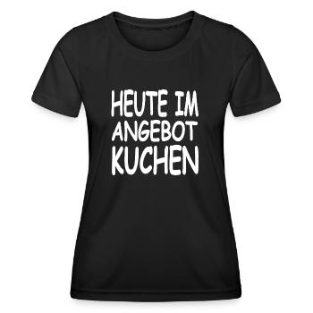 Cake - Women's Functional T-Shirt - black - Front - AI Model Female 172 light (172cm)