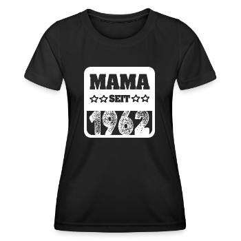 Bébé 1962 - T-shirt sport Femme - noir - Devant - AI Model Female 172 light (172cm)