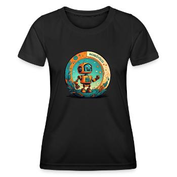 ROBOTIC - Women's Functional T-Shirt - black - Front - AI Model Female 172 light (172cm)