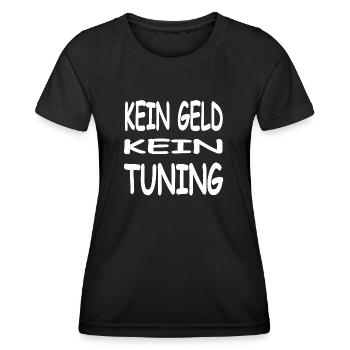 Tuning - Frauen Funktions-T-Shirt - Schwarz - Vorne - AI Model Female 172 light (172cm)