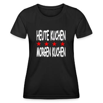 Cake - Women's Functional T-Shirt - black - Front - AI Model Female 172 light (172cm)