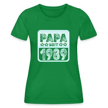 1989 - Frauen Funktions-T-Shirt - Kelly Green - Vorne - AI Model Female 172 dark (172cm)