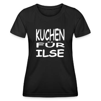 Kuchen - Frauen Funktions-T-Shirt - Schwarz - Vorne - AI Model Female 172 light (172cm)