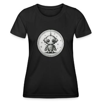 UNTER DEN STERNEN - Frauen Funktions-T-Shirt - Schwarz - Vorne - AI Model Female 172 light (172cm)