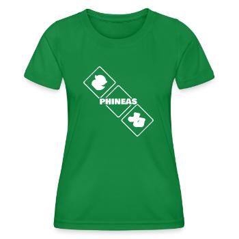 Naissance de Phineas - T-shirt sport Femme - vert - Devant - AI Model Female 172 dark (172cm)