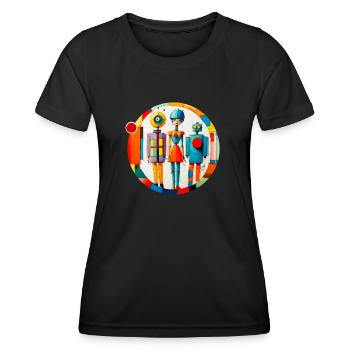 ROBOTIC GATEWAY - Women's Functional T-Shirt - black - Front - AI Model Female 172 light (172cm)