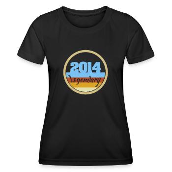 2014 - T-shirt sport Femme - noir - Devant - AI Model Female 172 light (172cm)