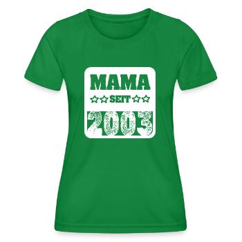 Naissance 2003 - T-shirt sport Femme - vert - Devant - AI Model Female 172 dark (172cm)