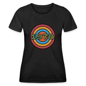 Established 1978 Classic original birthday gift - Women's Functional T-Shirt - black - Front - AI Model Female 172 light (172cm)