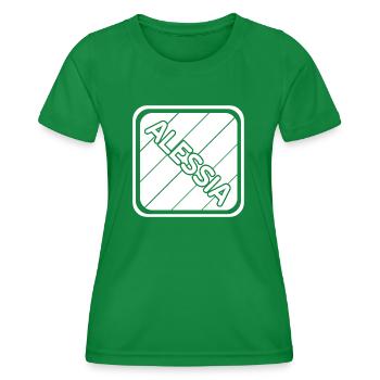 Alessia - T-shirt sport Femme - vert - Devant - AI Model Female 172 dark (172cm)