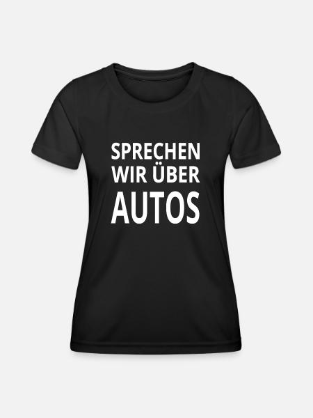 Auto - Frauen Funktions-T-Shirt - Schwarz