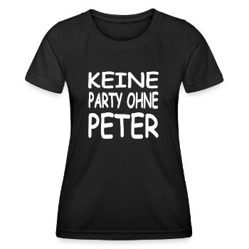 Parti - T-shirt sport Femme - noir - Devant - AI Model Female 172 light (172cm)