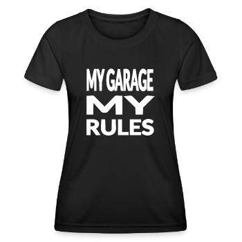 Garage - T-shirt sport Femme - noir - Devant - AI Model Female 172 light (172cm)