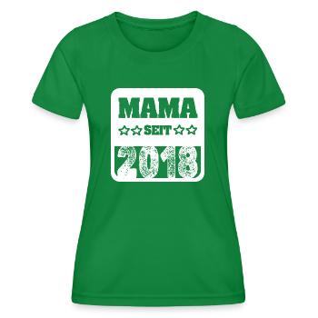 2018 - Women's Functional T-Shirt - kelly green - Front - AI Model Female 172 dark (172cm)