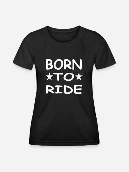 Auto - Frauen Funktions-T-Shirt - Schwarz