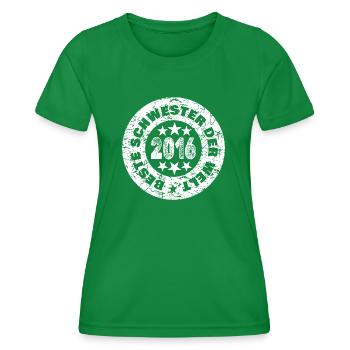 2016 - T-shirt sport Femme - vert - Devant - AI Model Female 172 dark (172cm)