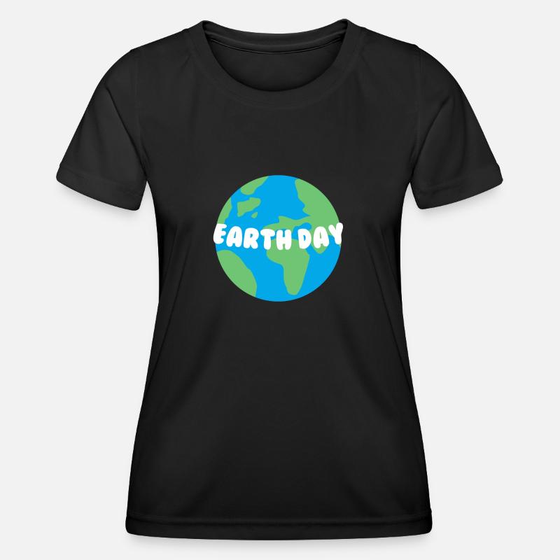 Earth Day - Women's Functional T-Shirt - black